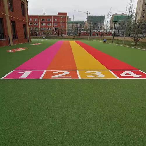 塑胶颗粒篮球场